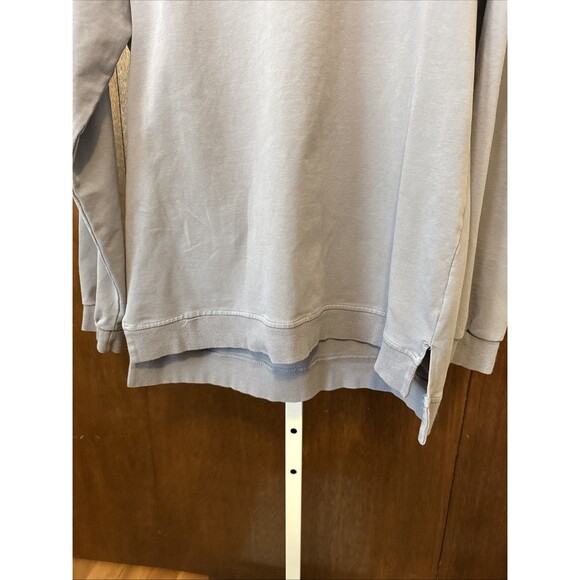 Lil Bipsy Greyblue Oversized Sweatshirt Sz XL Faded Look - Picture 3 of 6